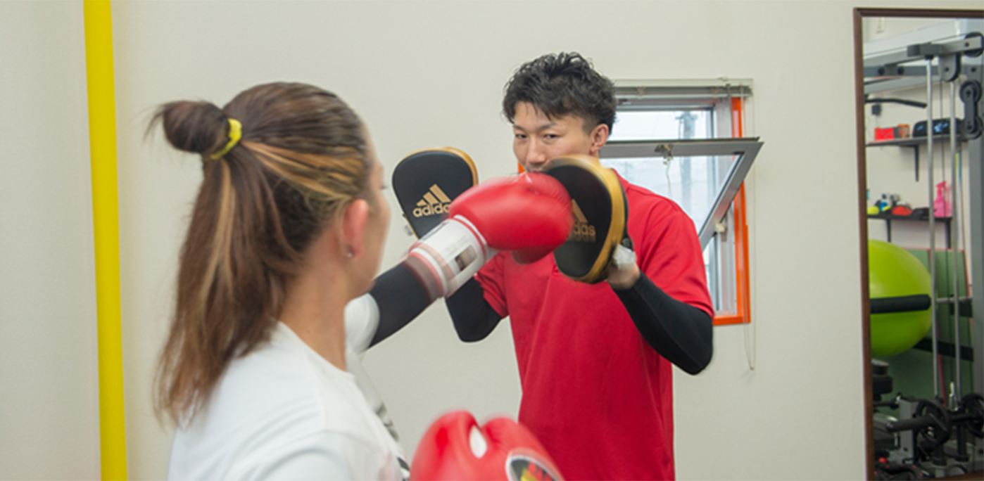 格闘技を取り入れたトレーニングができる